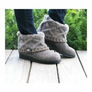Ankle High Sweater Top Winter Boot Muk Luks Patti
